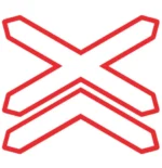 A32b - Local de passagem de nível sem guarda com duas ou mais vias