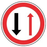 B5 – Dar prioridade nas passagens estreitas