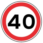 C13 – Proibição de exceder a velocidade máxima de … quilómetros por hora