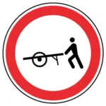 C3j – Trânsito proibido a carrinhos de mão