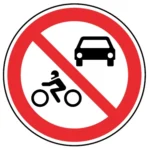 C4a – Trânsito proibido a automóveis e motociclos