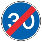 D14 – Fim da obrigação de transitar à velocidade mínima de … quilómetros por hora