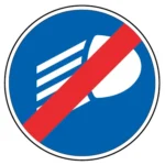 D16 – Fim da obrigação de utilizar as luzes de cruzamento (médios) acesas