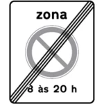 G7b – Fim de zona de paragem e estacionamento proibidos