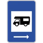 H14d – Área de serviço para autocaravanas