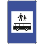 H20c – Paragem de veículos afectos ao transporte de crianças