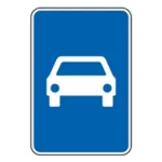 H25 – Via reservada a automóveis e veículos