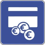 H33b – via manual automatizada_ indicação de uma via de portagem em que o pagamento é feito em numerário ou cartão de pagamento,