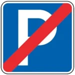 H40 – Fim de estacionamento autorizado