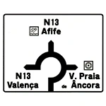 I2b – Pré-aviso gráfico (Rotunda)