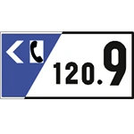 O1 – Demarcação hectométrica da via