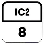 O2c – Demarcação quilométrica da via