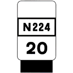 O3d – Demarcação miriamétrica da via