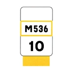 O3e – Demarcação miriamétrica da via