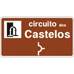 T4d – Indica a direção do circuito ou da rota, contendo além do símbolo e inscrições previstos nos sinais T4a e T5a um esquema g