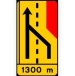 TD1 – ST2 – Painel de estrangulamento à direita (2 vias) Desvio da via direita para a via esquerda