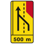 TD19 – Painel de estrangulamento à direita (1×4) Desvio da via direita para a via esquerda