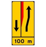 TD23 - ST6 – Painel de estreitamento à esquerda (1×2)